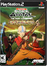 Avatar the Last Airbender Playstation 2 US box art